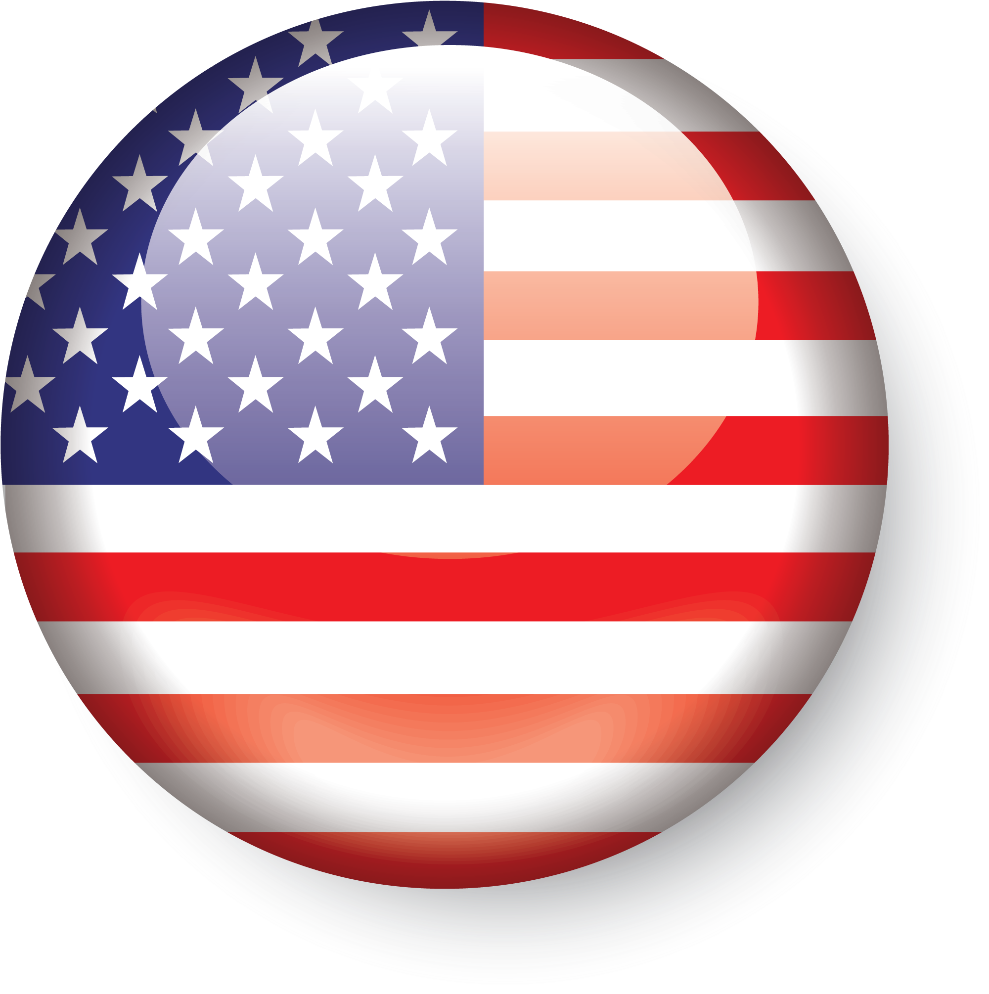 Central & South America Marketing / Sales - Flag Of The United States (2419x2031)