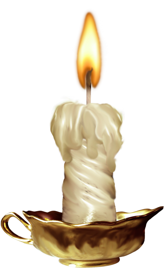Melting Candle Clipart Art - Candle Png (581x928)