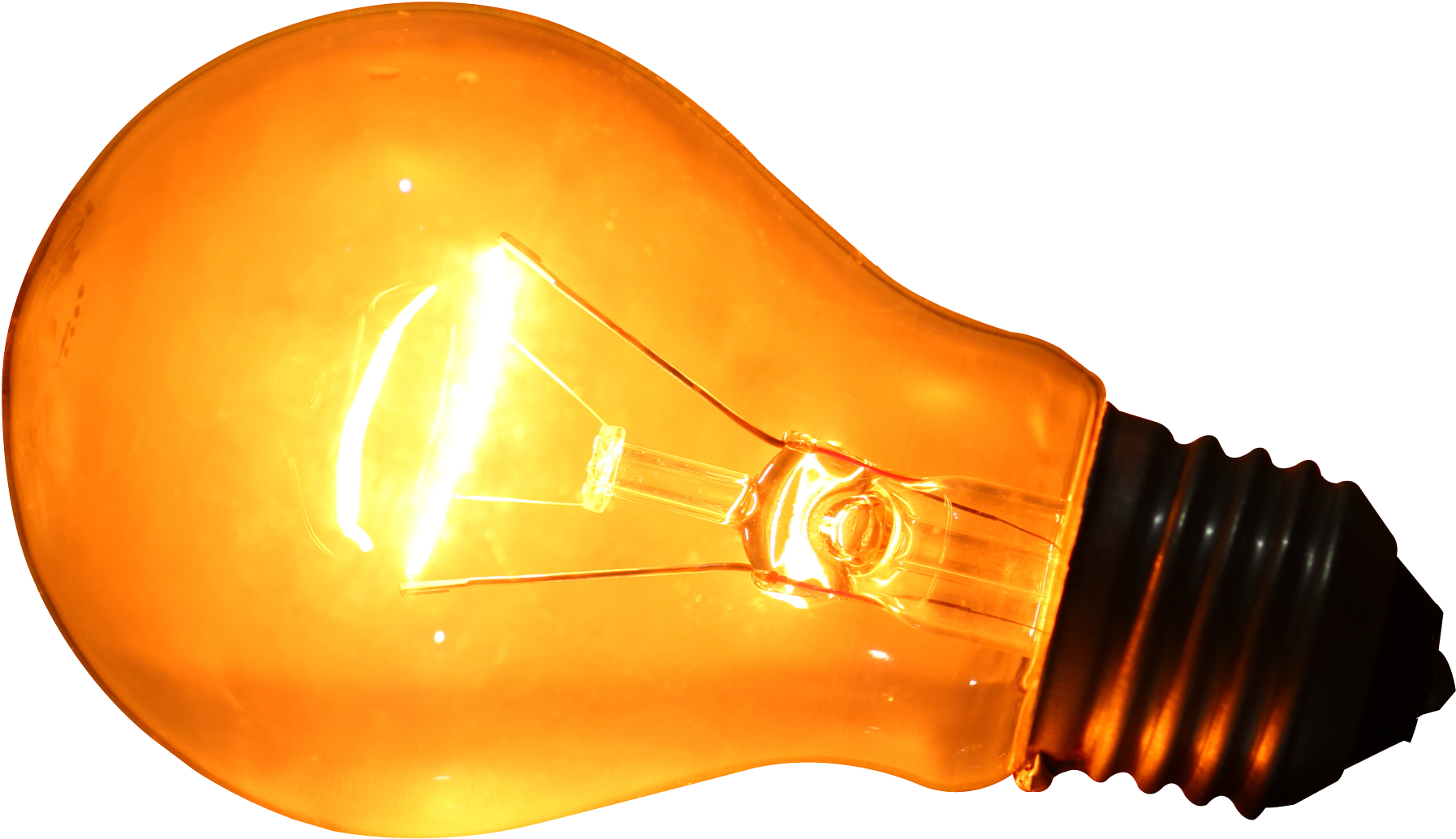 Glowing Bulb Png Clipart - Bulb Png (2048x1241)