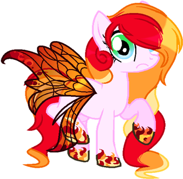 Fire Fly Oc Pony - Mlp Adoptions (420x420)