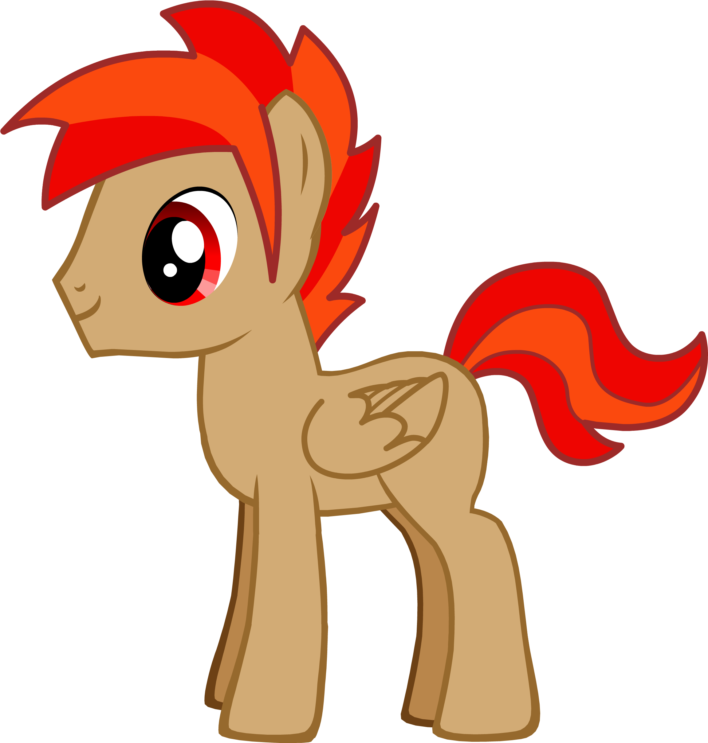Infinitefiregamer Burning Muffin - Personajes De Maly Pony (3600x2600)