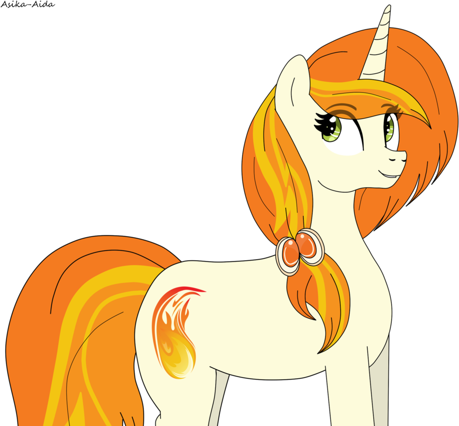 Fire Pony By Asika-aida - Cartoon (933x857)