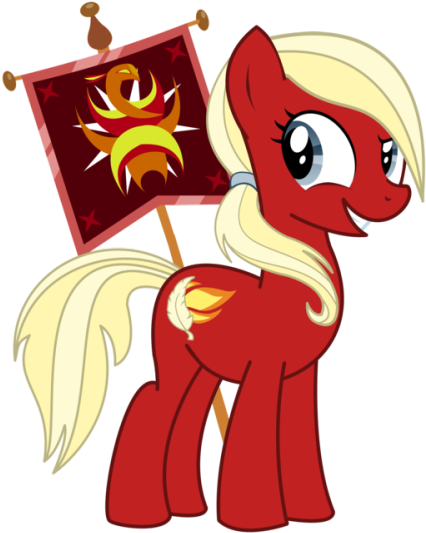 Flare Shine The Oc Seems To Be A Very Generic Fire - My Little Pony: Friendship Is Magic (500x543)