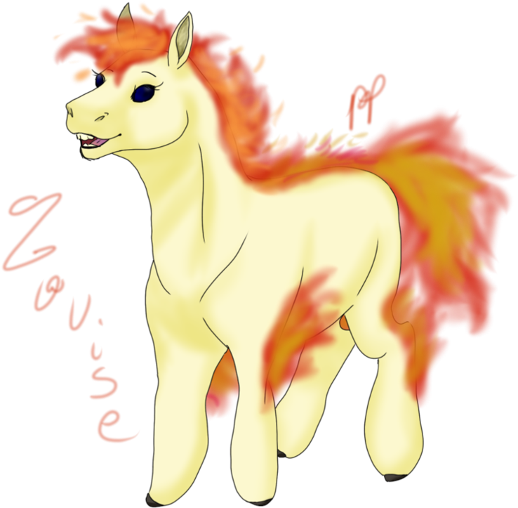 My Little Fire Pony By Painted Panda On Deviantart - Foal (999x799)