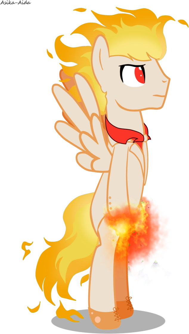 The Fire Pony By Asika-aida - Cartoon (705x1134)