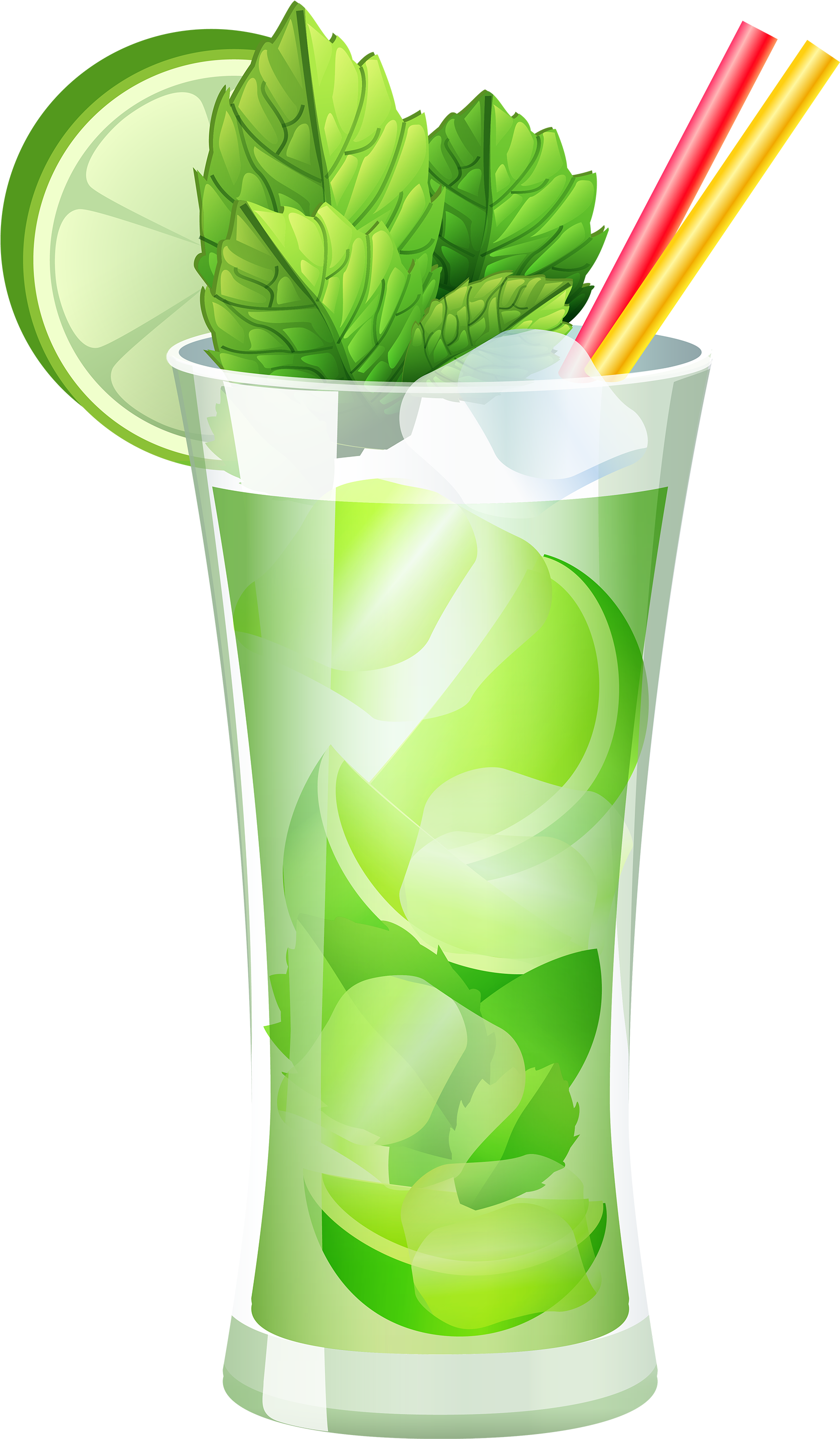 Transparent Mojito Cocktail Png Clipart - Cocktail Png (1751x3000)