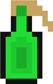 Xp Molotov - Minecraft Blue Apple (359x359)