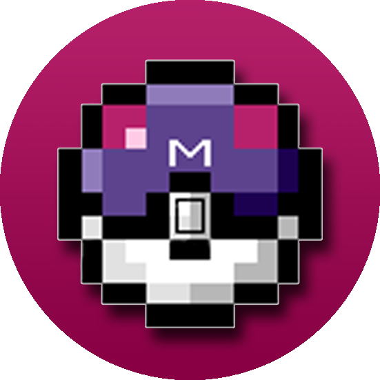 Masterballpixelbutton - Pokeball Pixel Art (551x551)