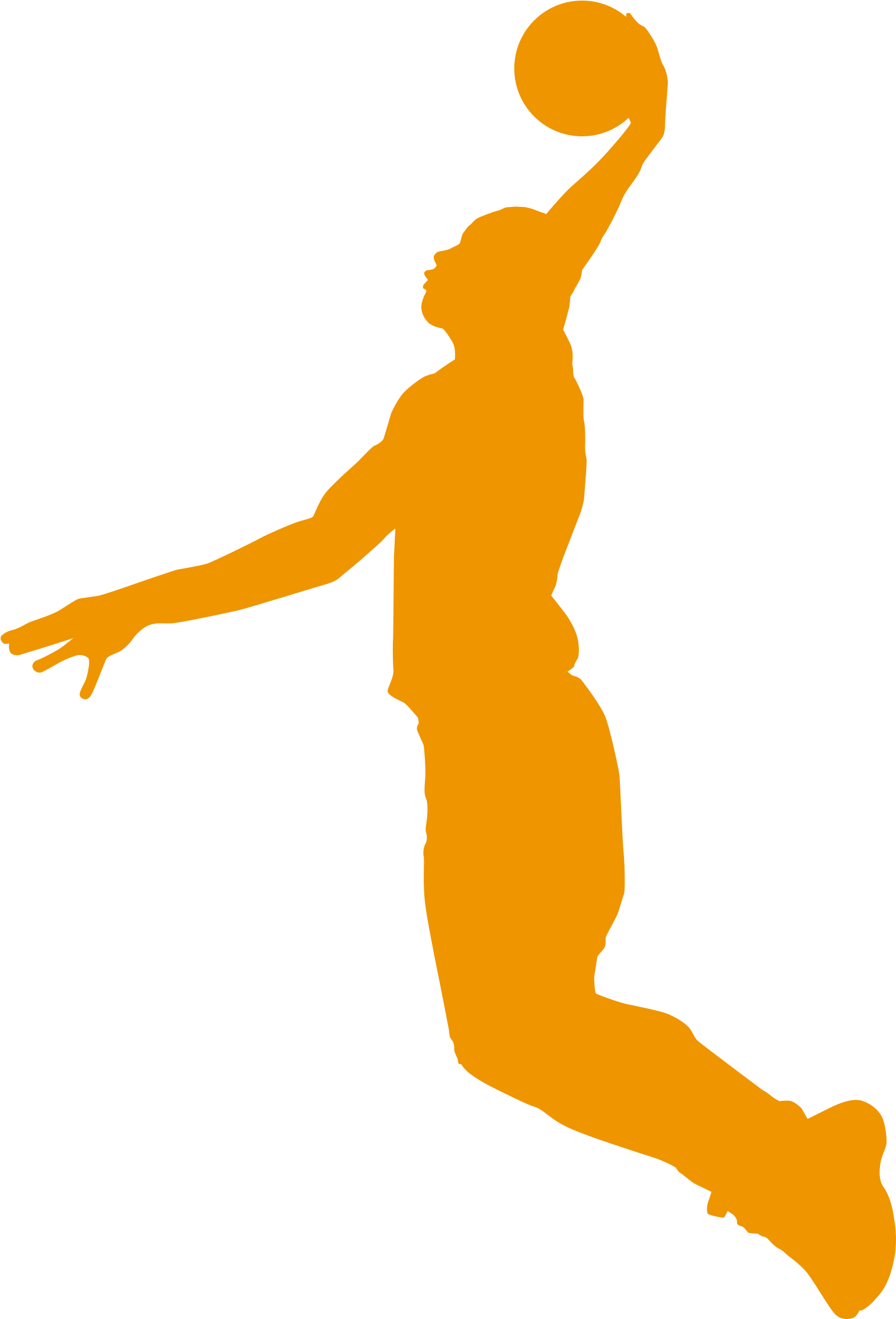Basketball Player Slam Dunk Wall Decal Athlete - Basketball Player Vinyl Wall Decal (black) (2354x2354)