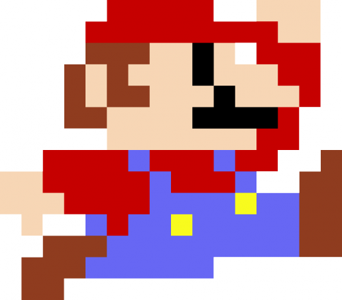 Top Images For Pixel Mario Bomb Png On Picsunday - Video Game Pixel Art (500x438)