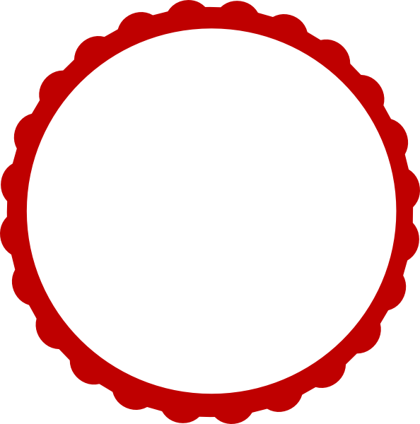 Red Circle Frame Clipart (594x600)