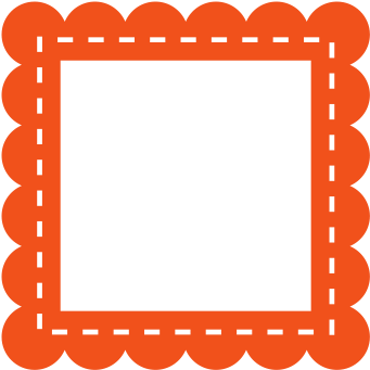 Scalloped Square Frame - Behavior Management (349x349)