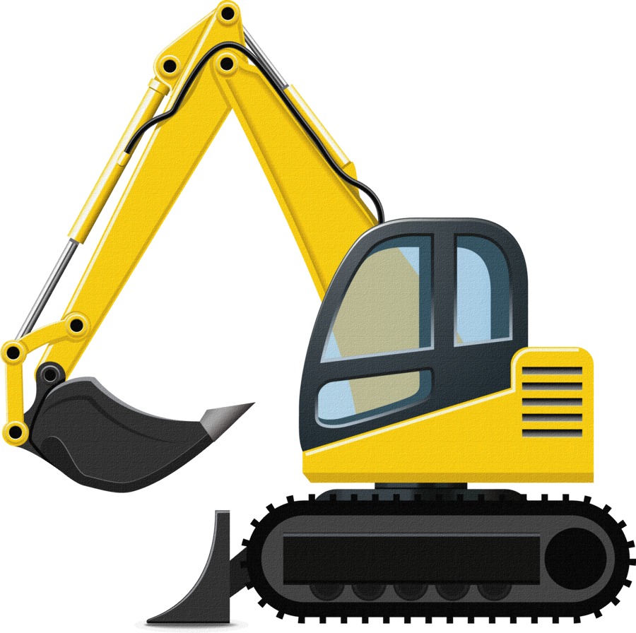 ***boys & Their Toys*** - Construction Equipment Clip Art (900x896)