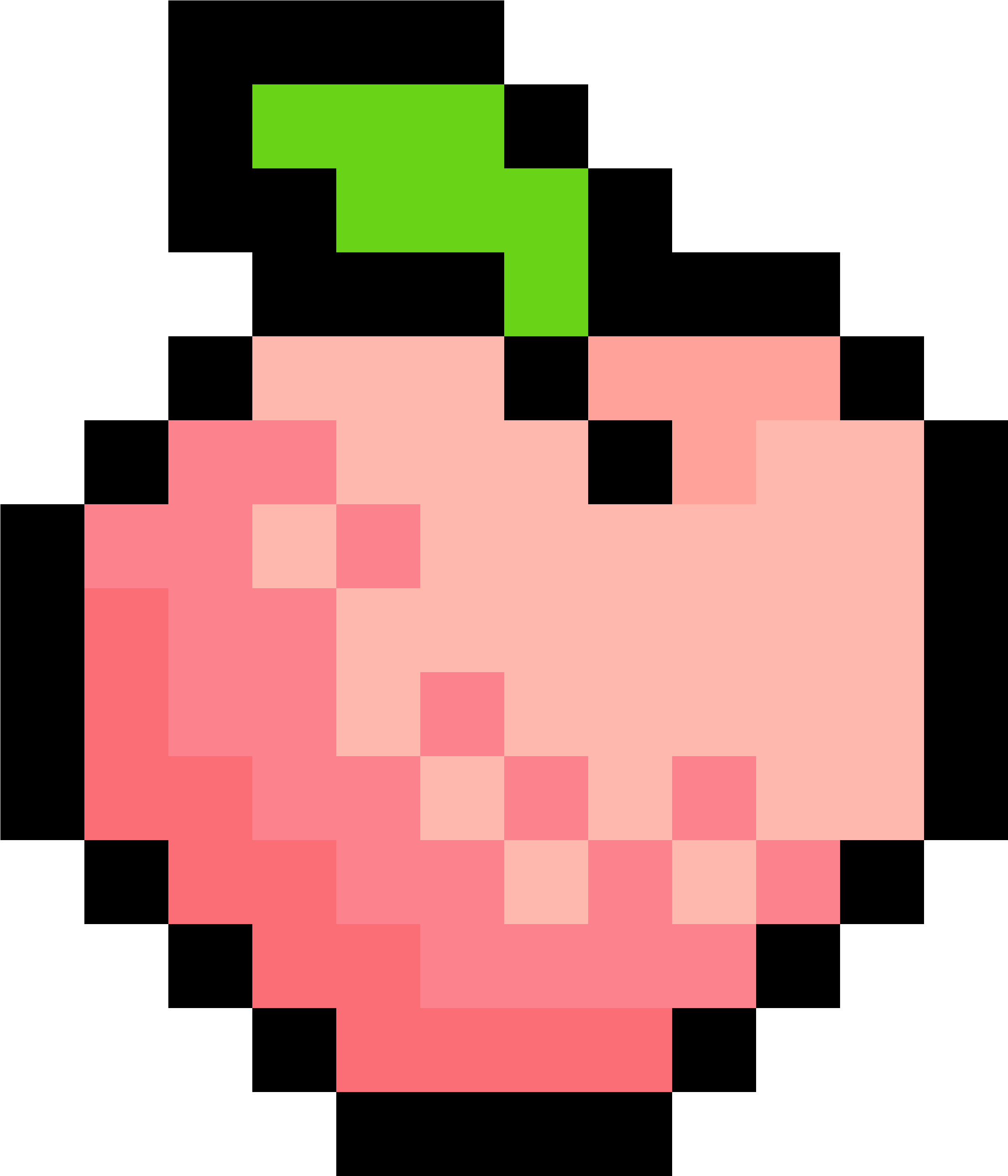 Peach - Binding Of Isaac Pixel Art (3200x3600)