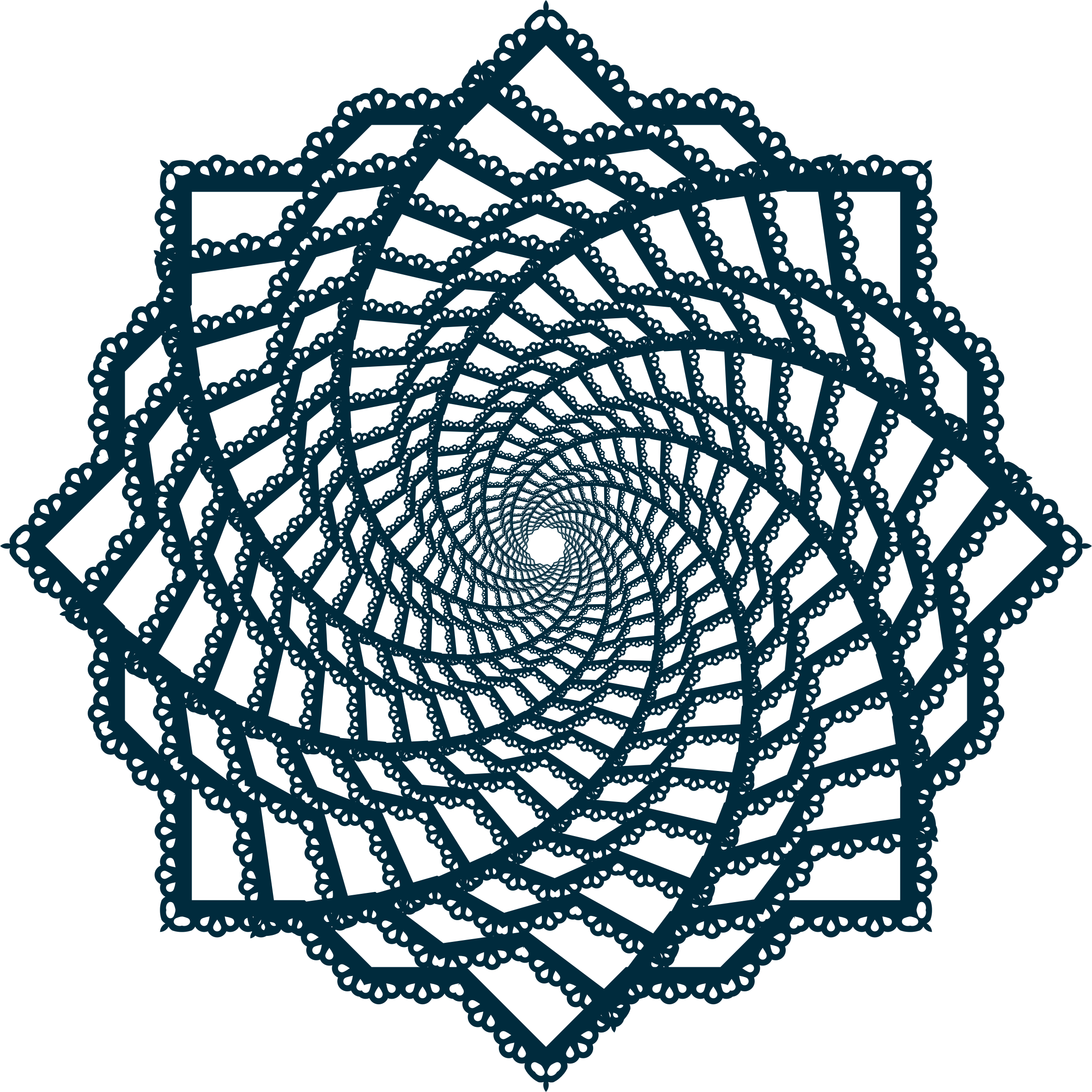 Scallop Frame Extrapolated 16 - Maine Math And Science Alliance (2364x2364)