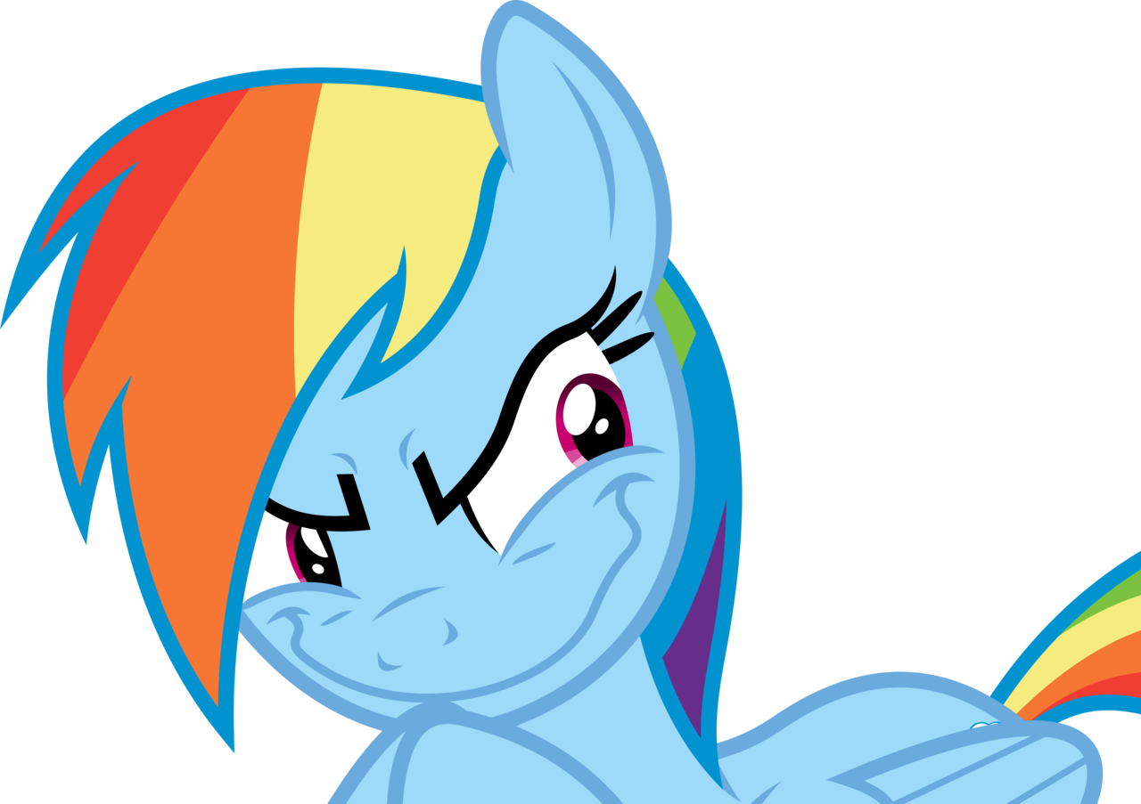 Dasprid, Rainbow Dash, Rainbow Dash Is Best Facemaker, - Rainbow Dash Smile Gif (1280x903)