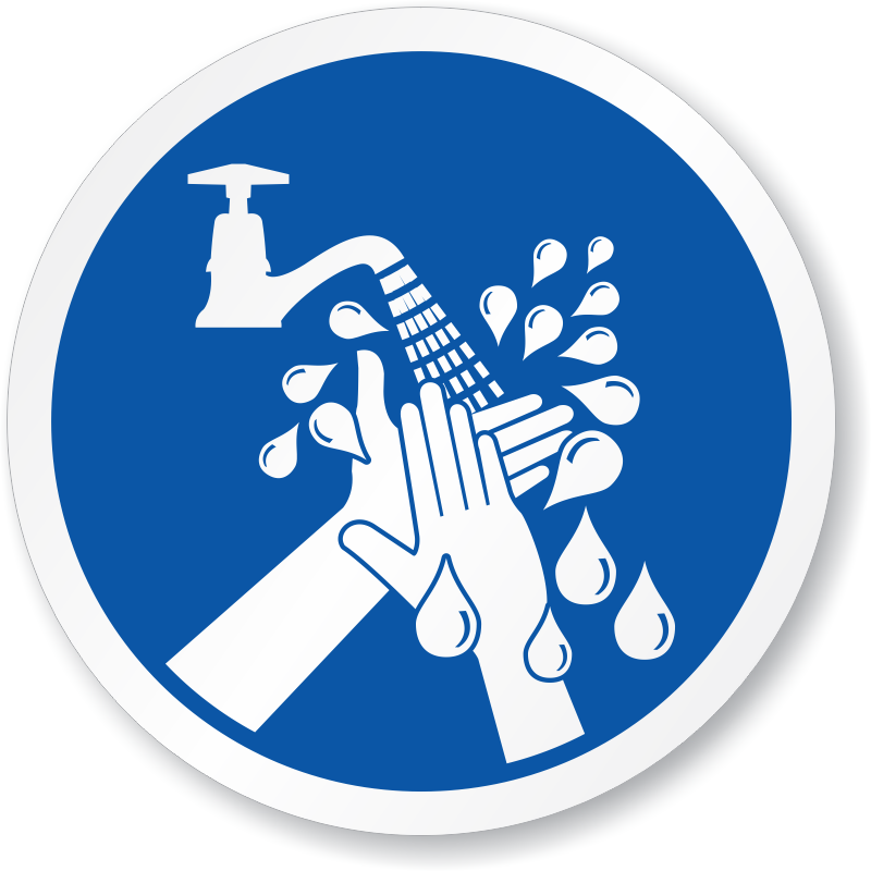Wash Your Hands Symbol - Wash Your Hands Sign Png (800x800)