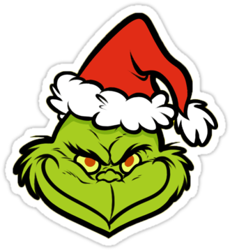 Free Grinch Christmas Clip Art - Christmas Coloring Pages Grinch (375x360)