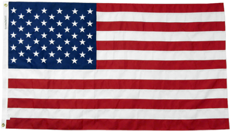 Heavy Duty Polyester American Flag - American Flag (460x368)