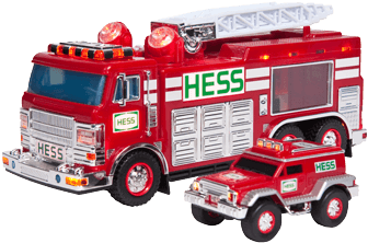 2005 Hess Emergency Truck Replica With Rescue Vehicle - Emergency Vehicle (452x315)