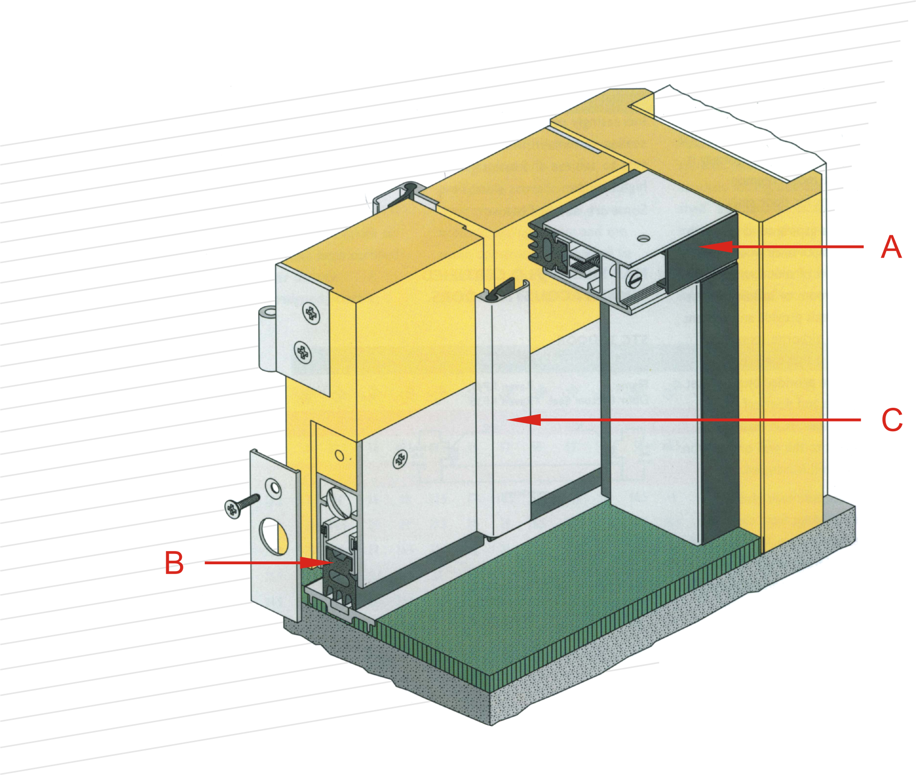 77mm Thick Acoustic Cum Fire/smoke Check Door Of 60/120 - Planer (1873x1585)