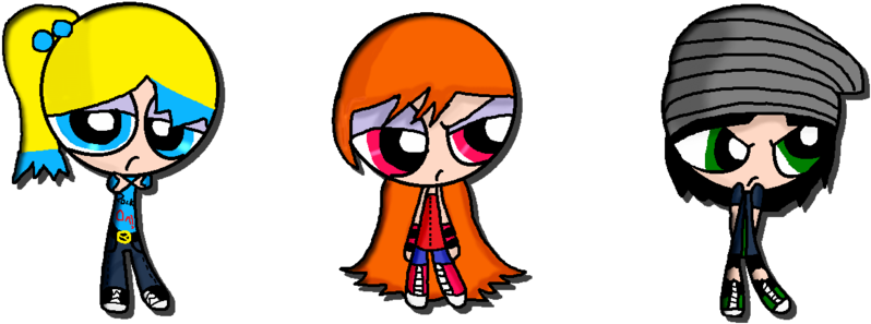 Adult Ppg By Devil-girl465 - Cartoon (900x441)