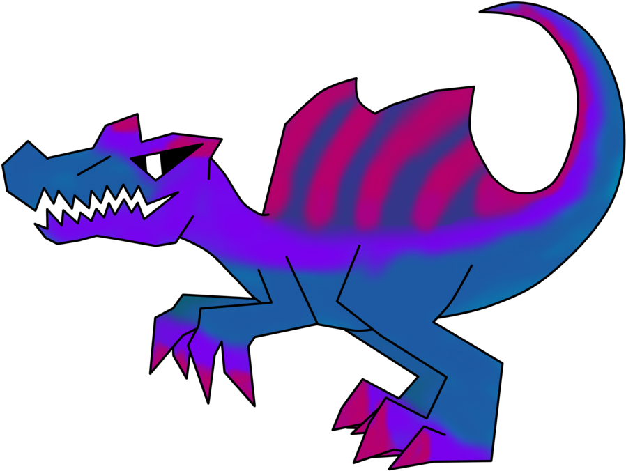 Spine Lizard By Turb0s0ic333 - Cartoon (1012x789)
