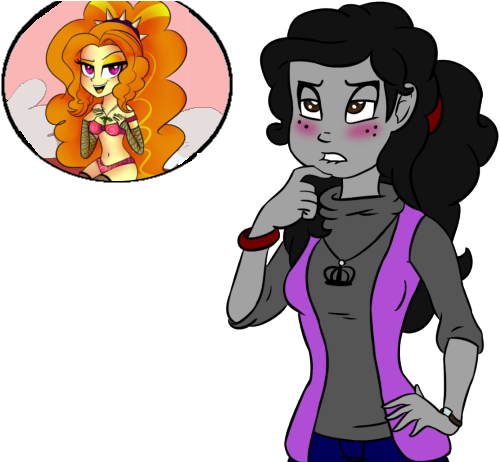 Adagio Dazzle, Artist - Cartoon (540x461)