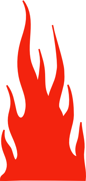 Fabulous Flames Flame Clip Art Free Clipart Images - Red Fire Clipart (282x591)