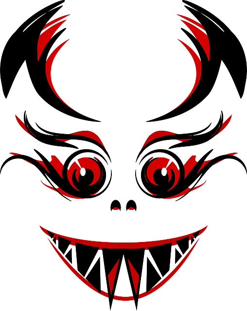 Evil, Devil, Demon, Eyes, Teeth, Fangs, Red - Devil Eyes Transparent Background (508x640)