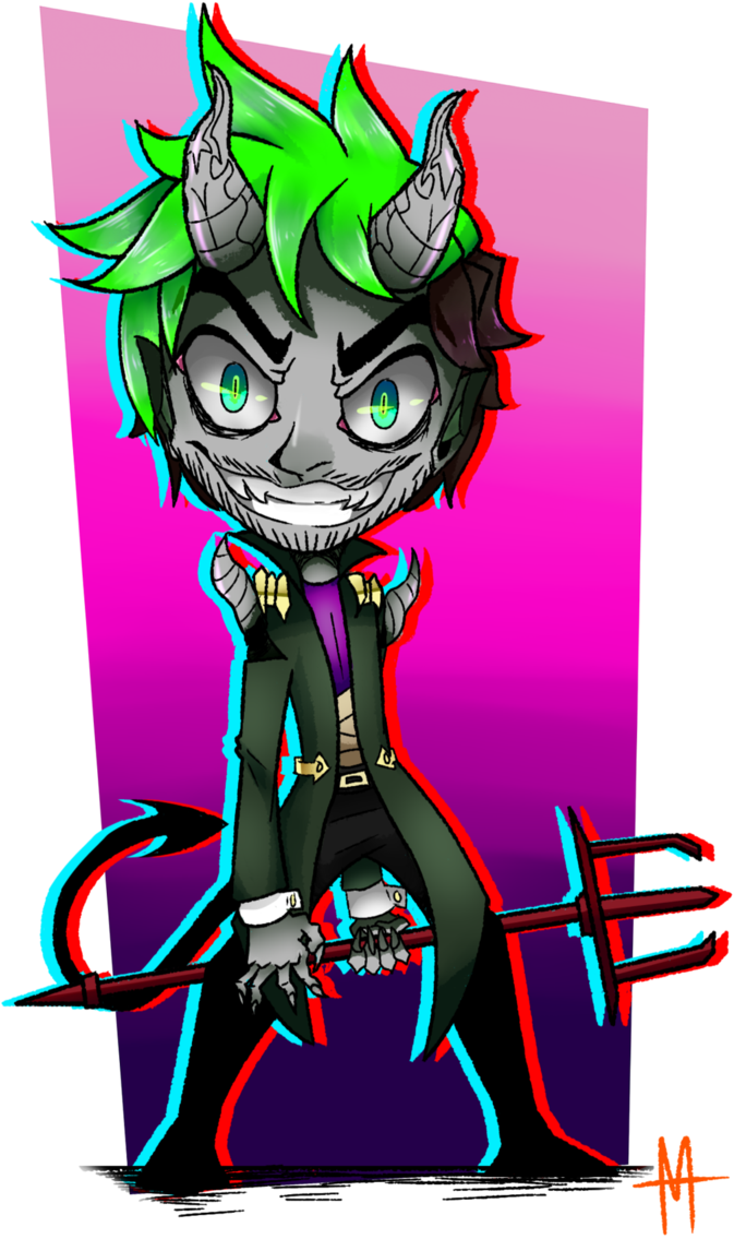 Jackseptic Devil By Raanu The Ninja On Deviantart - Cartoon (684x1168)
