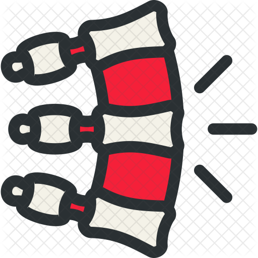 Spine Icon - Pain In Spine (512x512)