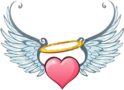 Hearts With Angel Wings (450x333)