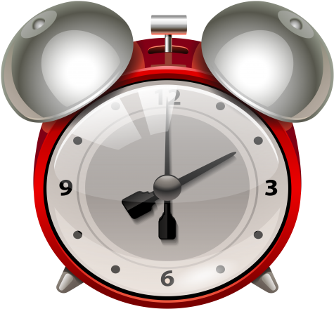 Different Types Of Clocks Clip Art Clipart - Alarm Clock (500x463)