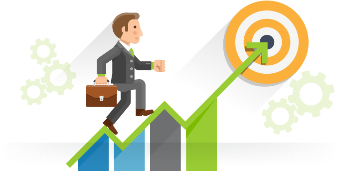 With The Aim Of Actively Expanding The Company Has - Business Goals Clipart (700x350)