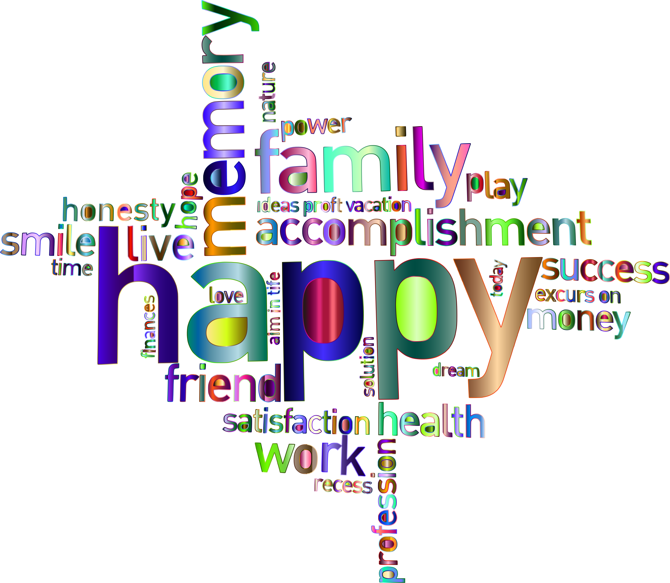 Clipart - Word Cloud Transparent Background (2278x1982)