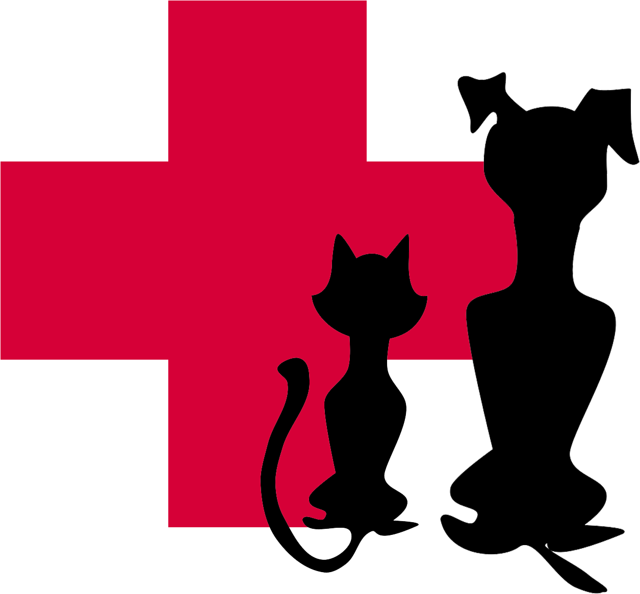 Kelly Vet Athenry Logo - Dog And Cat Silhouette (1308x1309)
