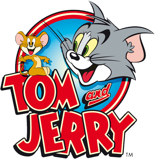 Tom And Jerry Cartoon Logo - Tom And Jerry Png (542x555)