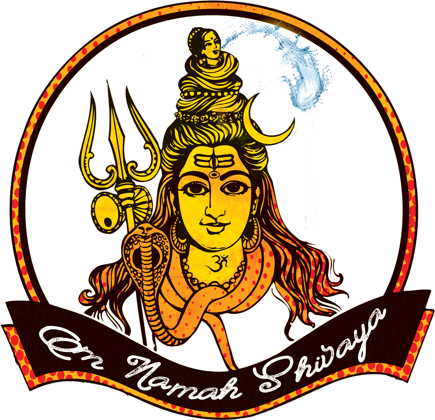 Lord Shiva Png Clipart Image Transparent, Lord Ganga - Ganesha (1600x1575)