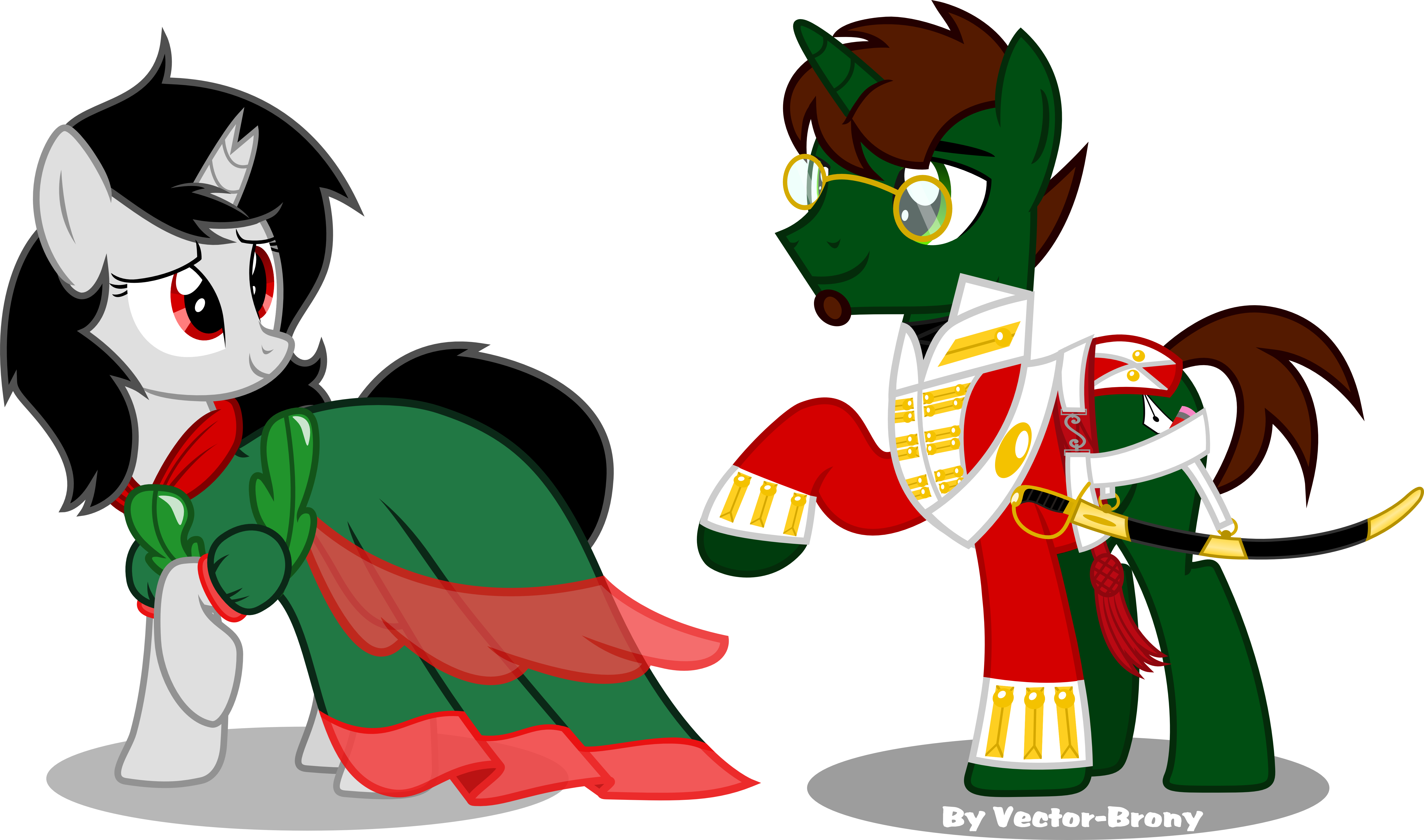 Rio And Smokey By Vector-brony - Kim And Rio Mlp (5962x3517)