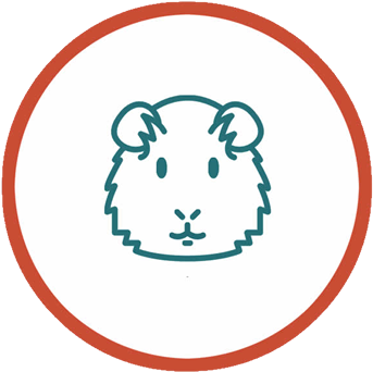 Small Furry Pet Club - Find Us On Google Sticker (350x351)
