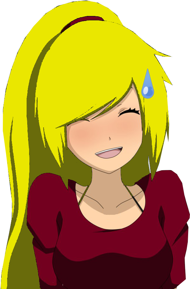 Sayoko's Awkward Laugh - Cartoon (773x1032)