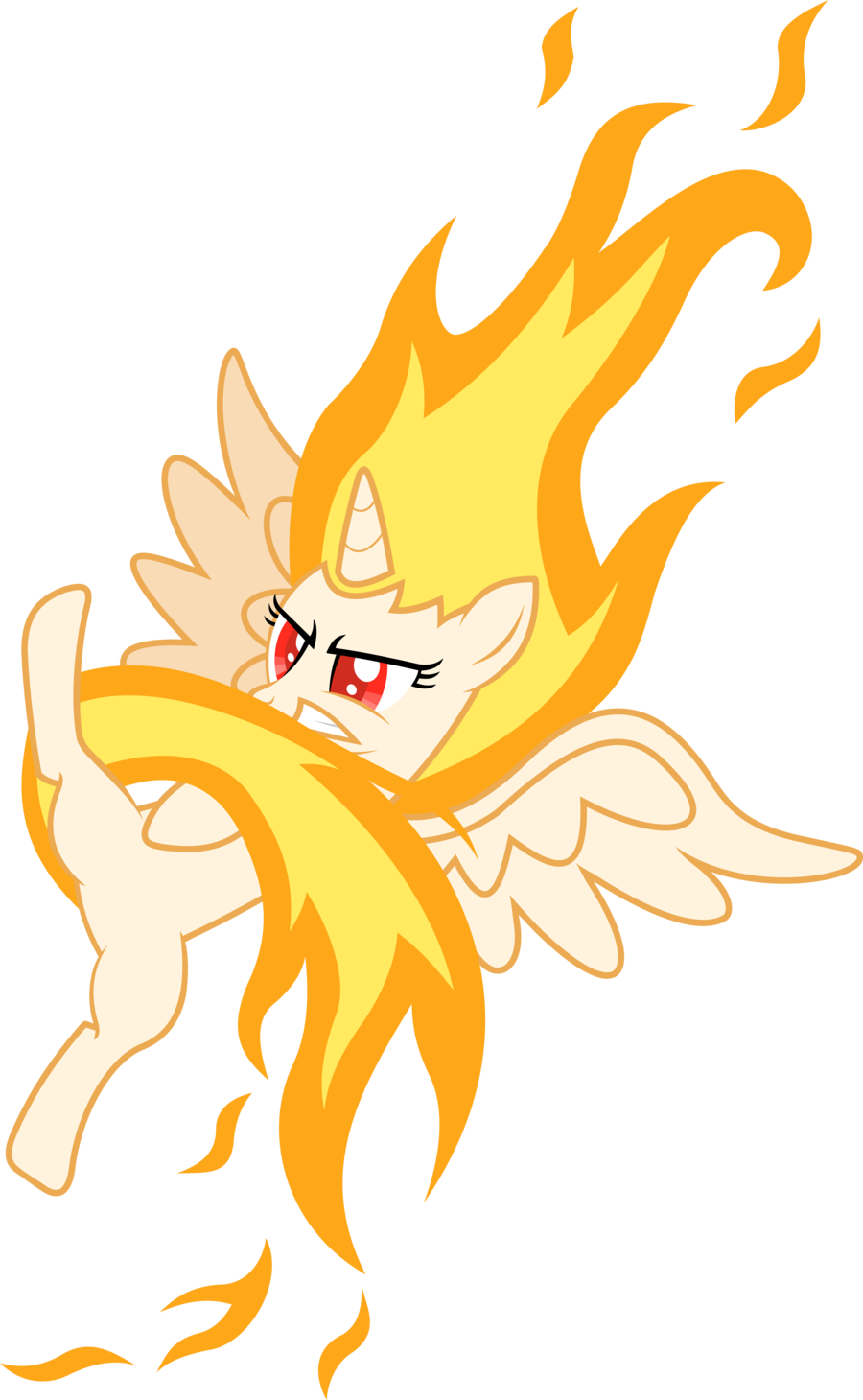 Flame Princess Twilight By Hotsun6392 Flame Princess - Illustration (900x1460)