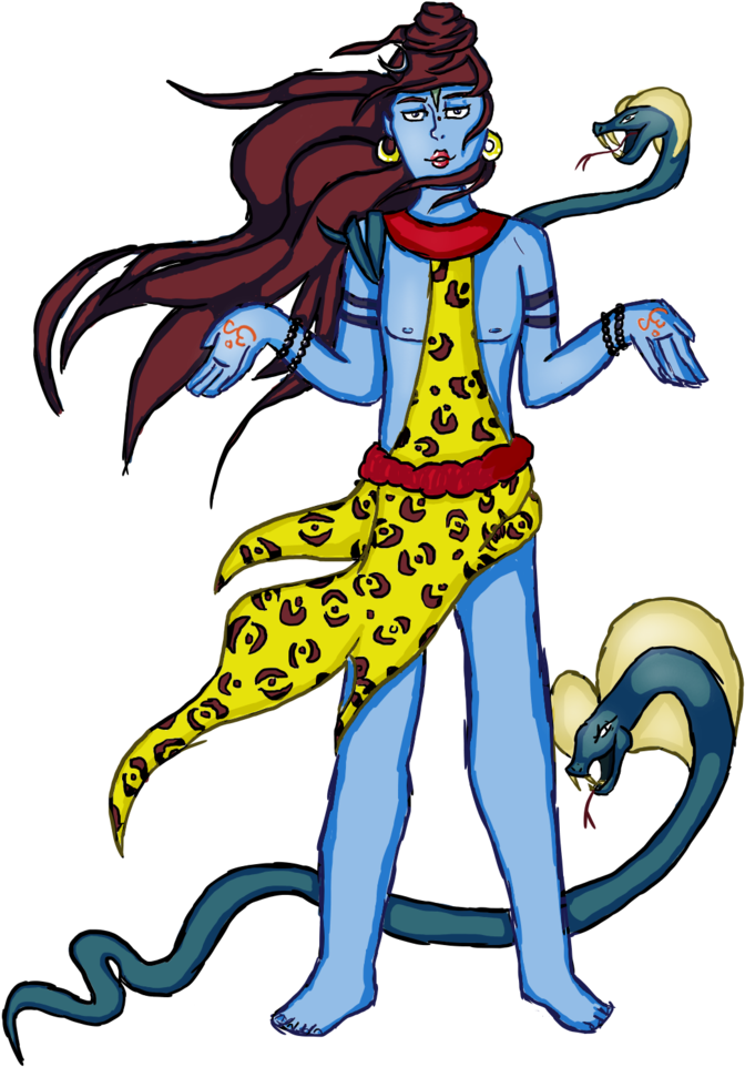Shiva Doodle By Wondrously-withered - Cartoon (774x1032)