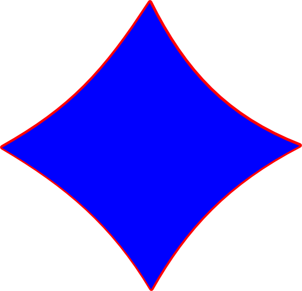 Blue Diamond Clip Art - Diamond Shapes Clip Art (600x578)