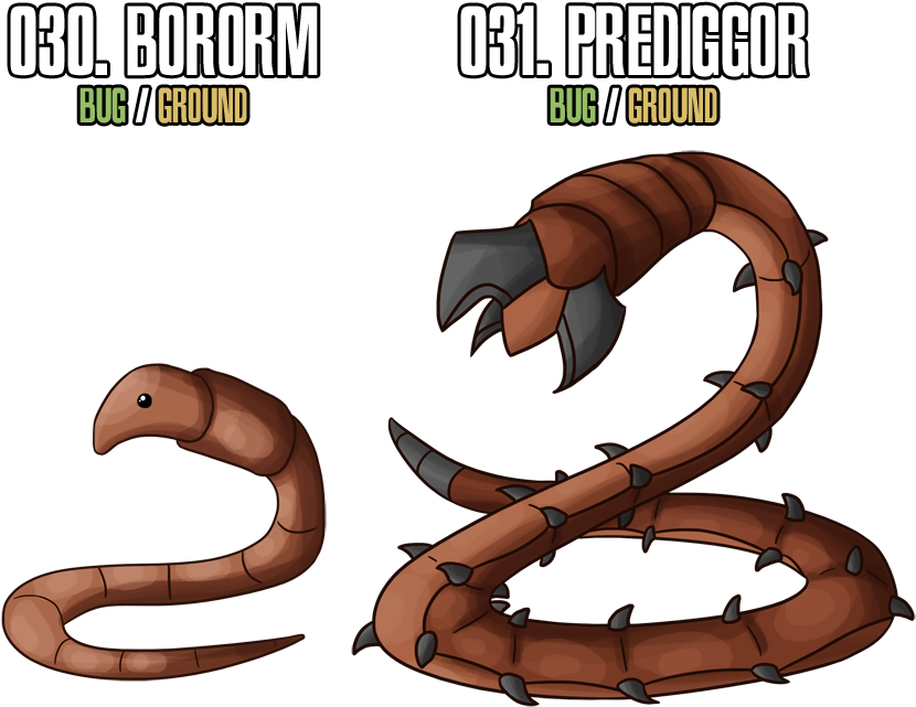 #058 Nightmerus Underworld Fakemon Type - Fakemon Worm (900x676)