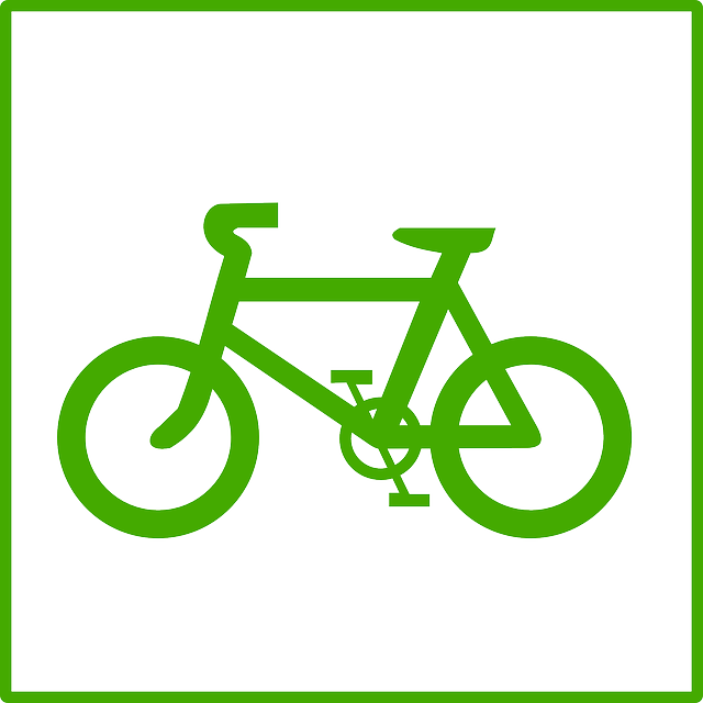 Green Bicycle, Cycling, Sign, Ecology, Green - Green Bicycle Icon (640x640)