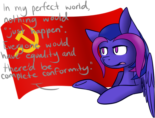 Smooth Sailing Confirmed For Communist Horse By Flashfire68 - Cartoon (619x512)