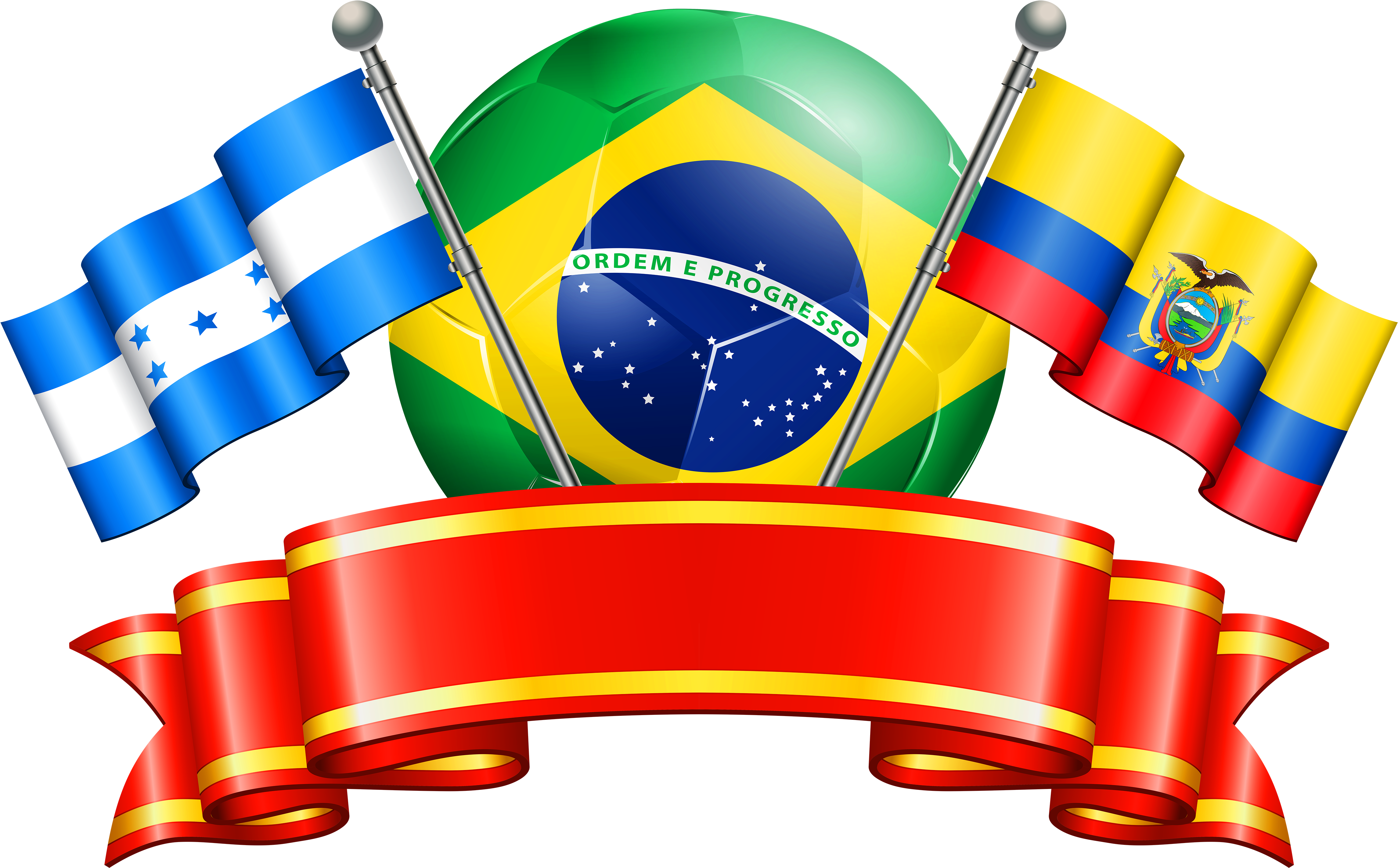 2018 Fifa World Cup Stock Illustration Clip Art World - Flag Of Brazil (4788x3180)