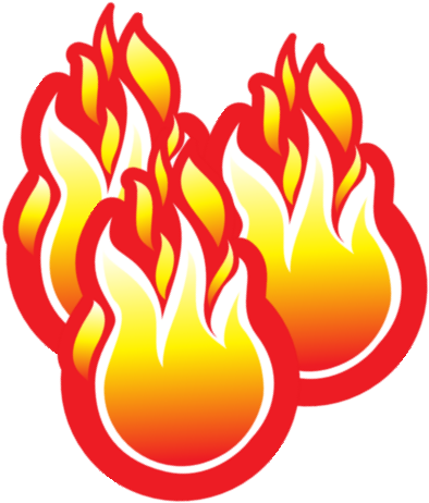 Lightning Flash's Cutie Mark By Lr-studios - Mlp Cutie Mark Flame (403x471)